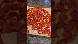 Donatos Pepperoni pizza #shorts #asmr #pizza screenshot 1