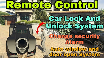 GTA 5 : HOW TO INSTALL VEHICLE REMOTE CENTRAL LOCKING MOD | CAR LOCK AND UNLOCK MOD | HINDI