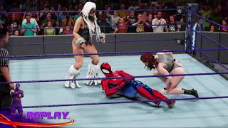  Rematch Marvel Heroes Hot Black Cat Black Widow Vs Spider-Man Low Blow Elimination 