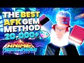 THE BEST AFK GEM METHOD IN ANIME DEFENDERS!!