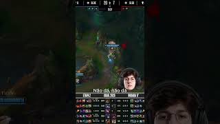 o DESESPERO do AEGIS avisando que o VIEGO tava PARADO #shorts #leagueoflegends #cblol