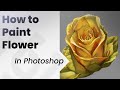 How to paint a flower in photoshop by jesus conde