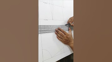 A Simple and effective technique to draw an armhole. #shorts #armhole construction