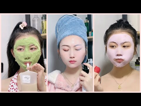 The skincare steps of a beautiful Chinese girls 😍😍