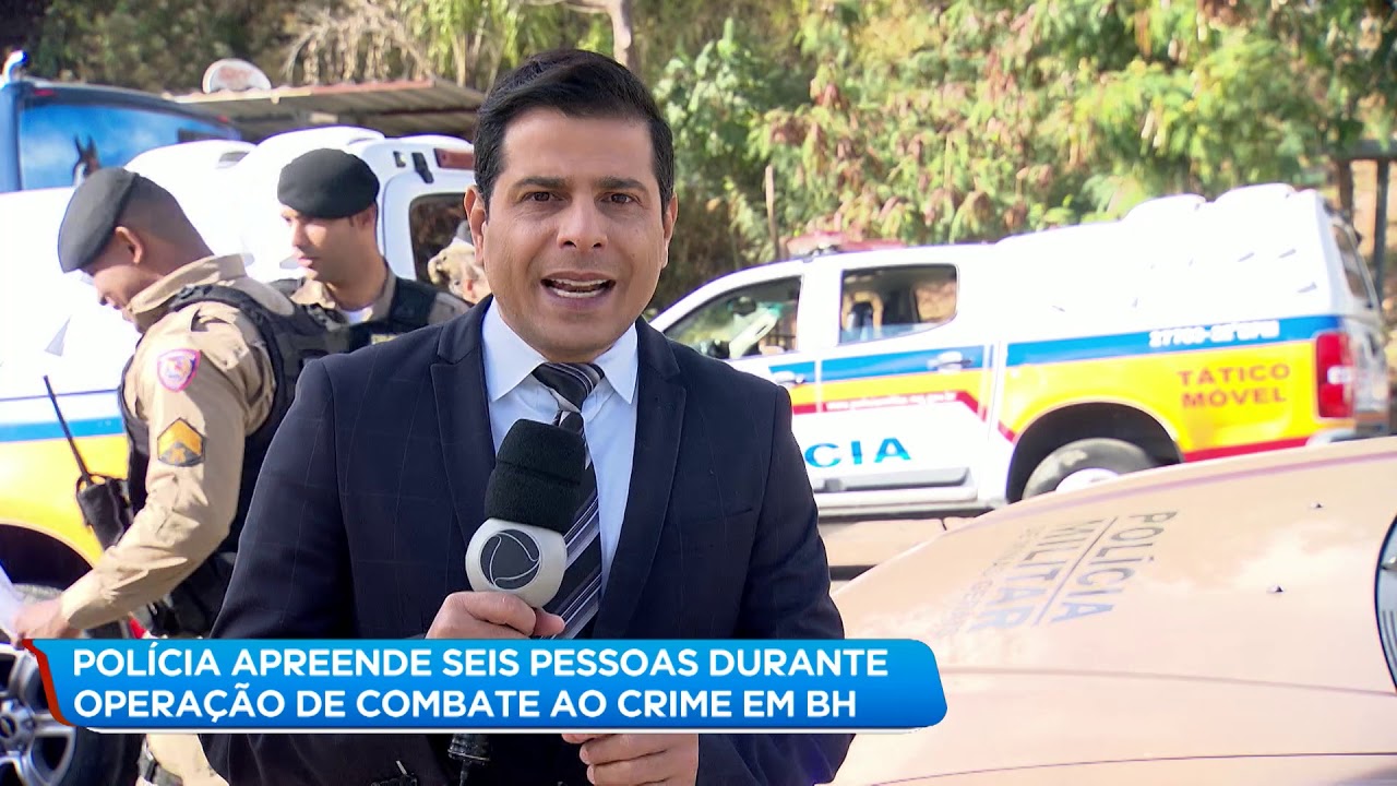 Polícia apreende seis pessoas em operação contra o crime em BH