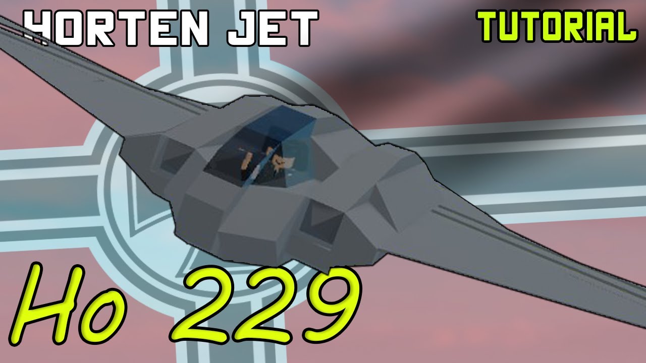 Horten Ho 229 Plane Crazy Tutorial Youtube