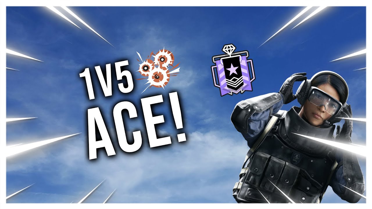 1V5 ACE!!! - Rainbow Six Siege Highlights 5 - YouTube