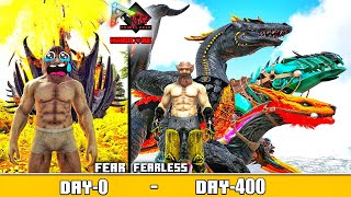 I Survive 400 Days in Impossible Hardcore Primal Fear + ARK Eternal 🔥: ARK 400 Days Survival [Hindi]