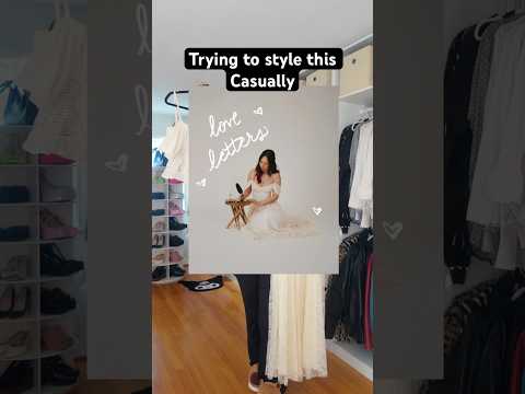 trying to style this literal gown casually lol #sewing #fashiondesigner #grwm