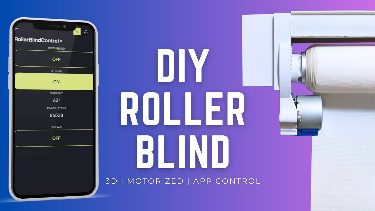 Самодельные моторизованные рулонные шторы