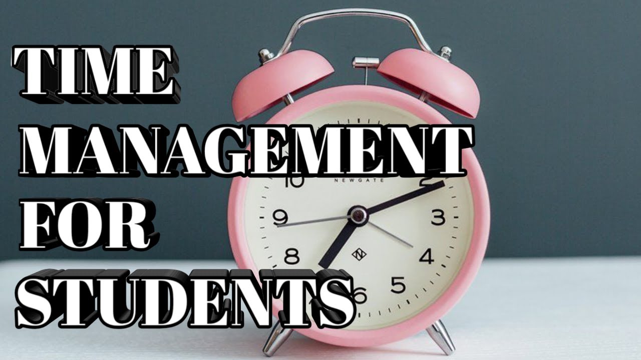 Time Management for College Students YouTube