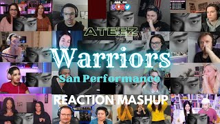 ATEEZ(에이티즈) - 'Warriors' SAN Performance Video REACTION MASHUP