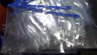 Automatic High Frequency PVC Zipper Bag Making Machine