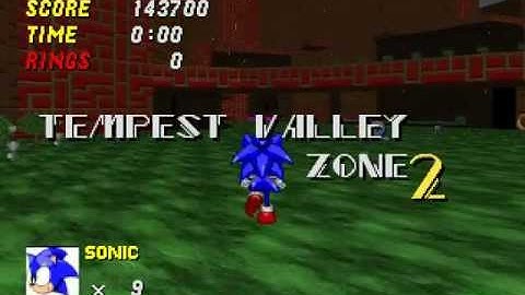 Classic SRB2 v1.09.4 - Mystic Realm Playthrough - Tempest Valley Zone + Rainstorm Keep