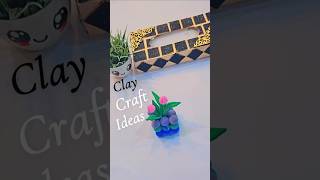 Diy Flower Craft By Clay 💐#viral #diy #clayart #craft #Shorts #diy  #handmade