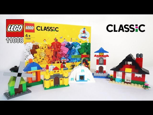 Blocos e casas LEGO® Classic 11008 Conjunto de blocos de montar inicial  para crianças (270 peças)