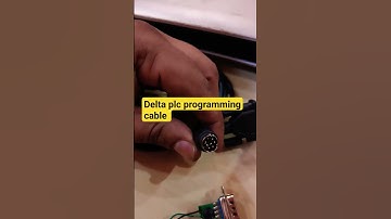 delta plc programming cable #cable #converter #control #vfd  #hmi #plc #mcr #deltaplc #reel #shorts