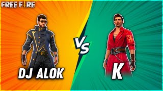 Dj Alok Vs K - Best Clash Squad Battle | Pc Vs Mobile Player 2 Vs 2 Who Will Win ?- Garena Free Fire