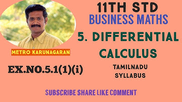 11th Std BM Ex.5.1(1)(i) Determine whether the following functions are odd or even I) f(x)=(a^x-1/a^