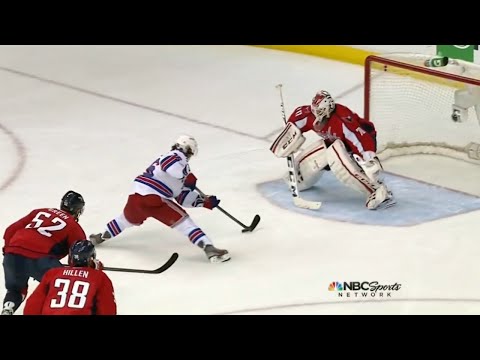 Mats Zuccarello breakaway goal vs WSH (First playoff goal) | 05/13/2013 [HD]