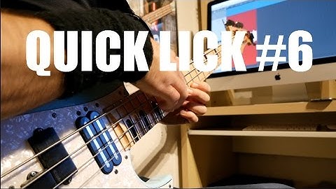 QUICK LICK #6 HARMONIC MINOR & PHRYGIAN DOMINANT TAPPING! (With TABS + SHEET)