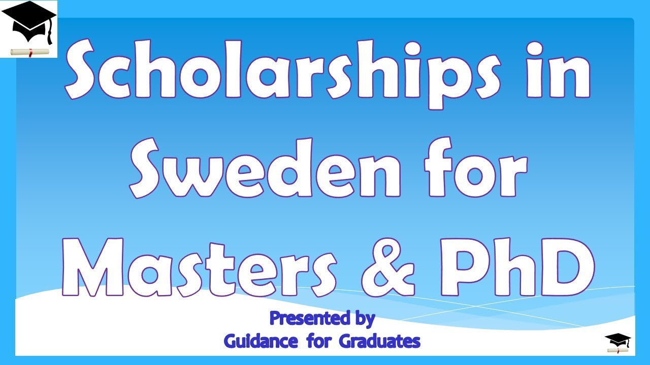 phd scholarships in sweden