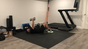 Matthew Ibrahim | DB Floor Press (1.5 Tempo)