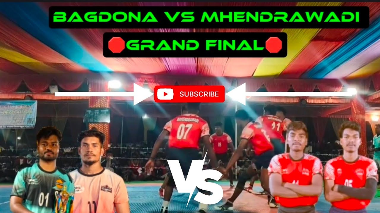 🛑 grand final 🛑 Indian club bagdona vs new star mhendrawadi kabaddi tournament gram bagdona ❤️‍🔥