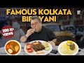 95 year old mughlai legacy in kolkata  famous kolkata aloo biryani  pasinda kebab  kolkata razela