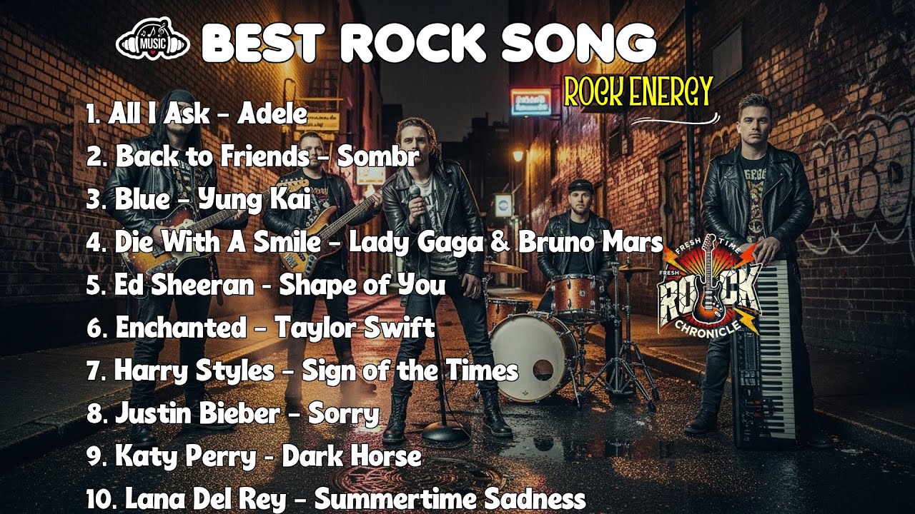 Top 10 Classic Rock Songs That Inspire 🎸🔥 || AII I ASK - BACK TO FRIENDS