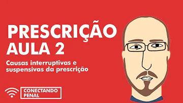 Quais são as causas suspensivas interruptivas e impeditivas da prescrição?