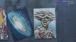Drawing Monster Trading Cards Part IV!!!!!  The Saga Continues ....