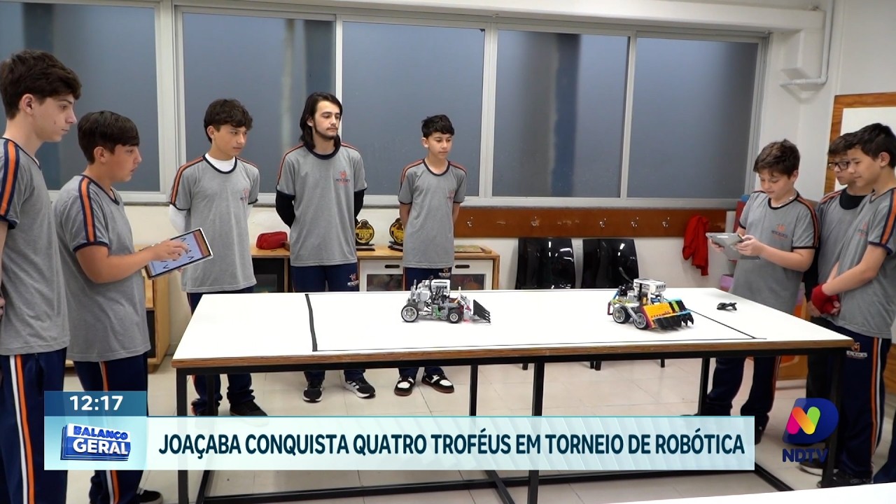 Joaçaba conquista quatro troféus em torneio de robótica