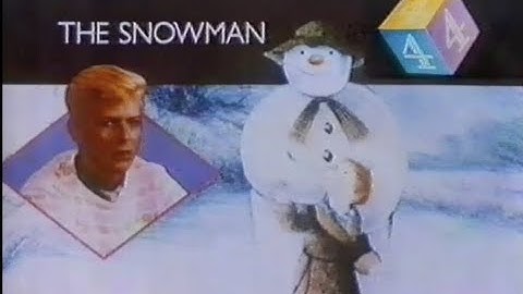 1982 David Bowie The Snowman Intro for C4