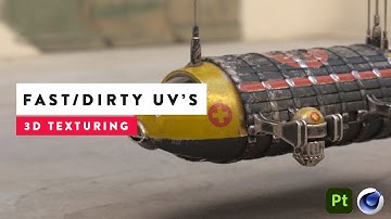 Cinema 4D R23 - Fast & Dirty UV Unwrapping