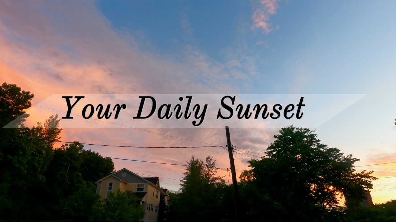Your Daily Sunset for Saturday, April 22, 2023 || Ohio Timelapse - YouTube