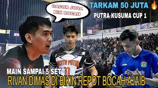 MEMANAS🩸MAIN 5 SET RIVAN DIMAS DIBIKIN JENGKEL OLEH WAHYU WK LANDUNG  RESTU PUTRA VS PVC PUHPELEM
