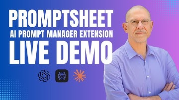Streamline Your AI Prompt Management with the Promptsheet Chrome Extension