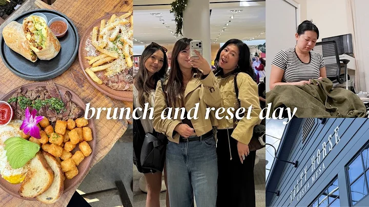 the first day of vlogmas 🎄 brunch, cleaning, + reset  for the month ❄️✨🕯️