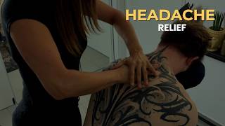 ASMR Chair Massage #4 – Headache Relief &amp; Neck Decompression
