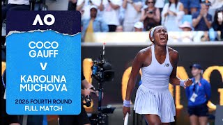 Coco Gauff v Karolina Muchova Full Match | Australian Open 2026 Fourth Round