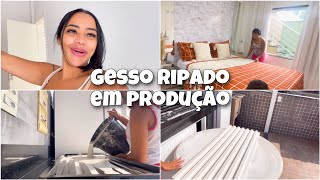 ESTOU FAZENDO PLACAS DE GESSO RIPADO | FUI PRA TERAPIA | CAMA POSTA PERFEITA