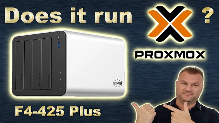 Terramaster F4-425 PLUS released ! Watch review and setup process, but.. does it run Proxmox?