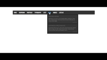 Animated CSS3 Mega Menu