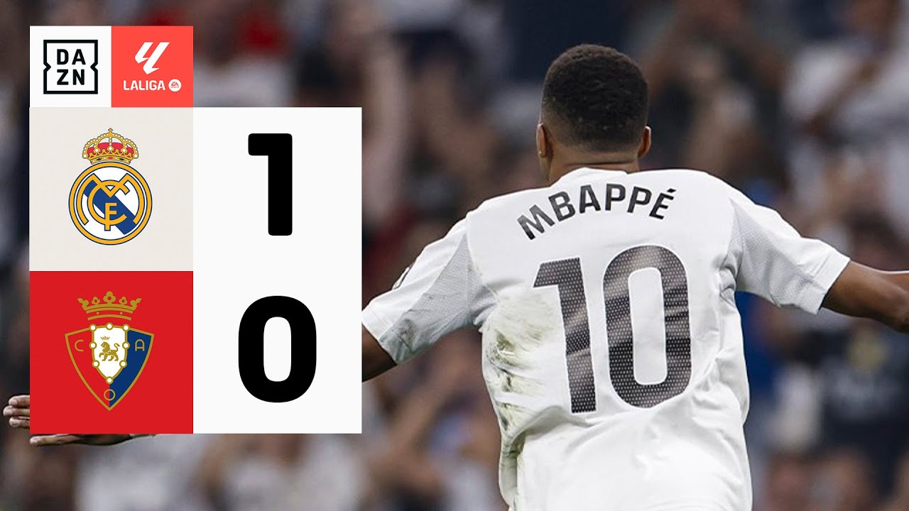 Real Madrid vs CA Osasuna (1-0) | Resumen y goles | Highlights LALIGA ...
