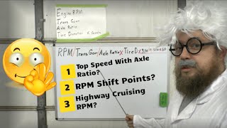 Project Vehicle Speed Calculation: Tire Size, Gear Ratios & Transmission Explained