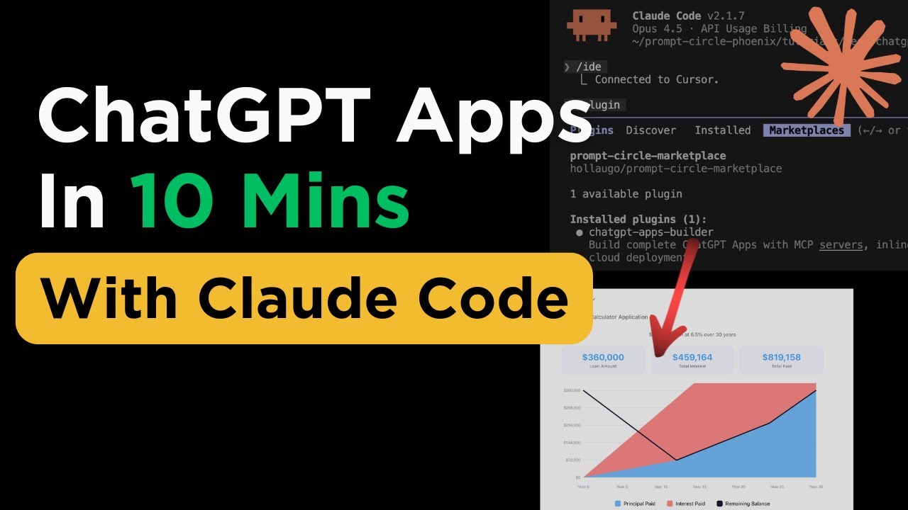 Build ChatGPT App in 10 Minutes With This Plugin (Claude Code Tutorial)