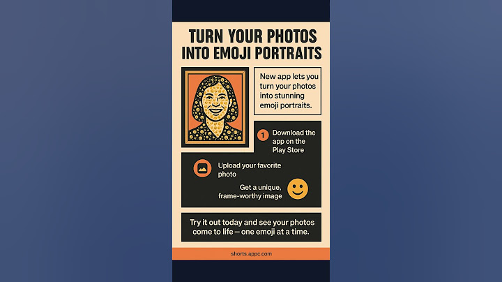 How to turn a photo into emojis?