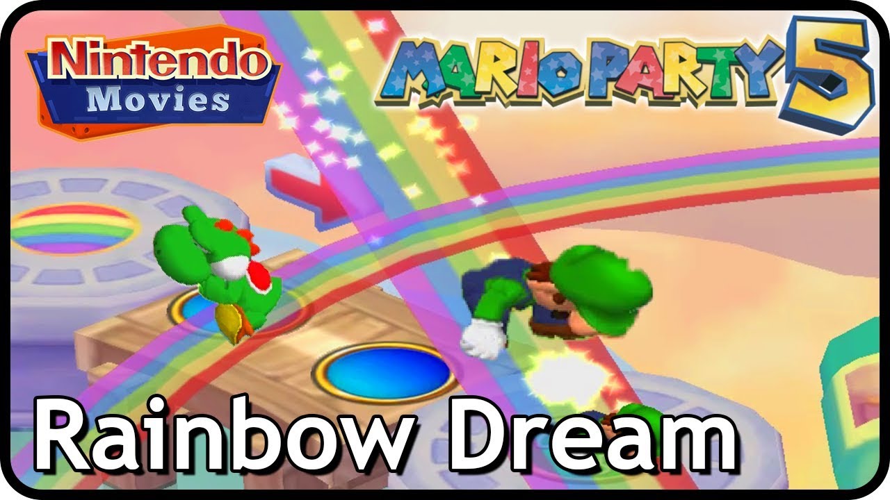 Mario Party 5 - Rainbow Dream (3 Players, 50 Turns, Mario vs Yoshi vs Toad vs Luigi)
