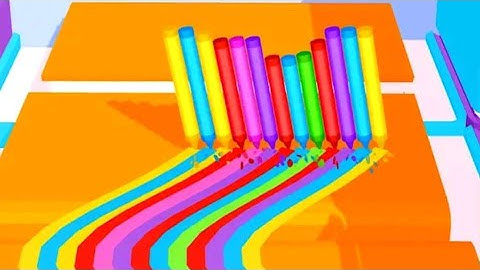 Pencil Rush MAX LEVEL 🌈🥳 Gameplay All Levels Walkthrough iOS, Android New Game